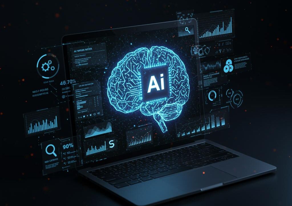 Create a featured image for a post about: AI AI-Powered SEO Writer