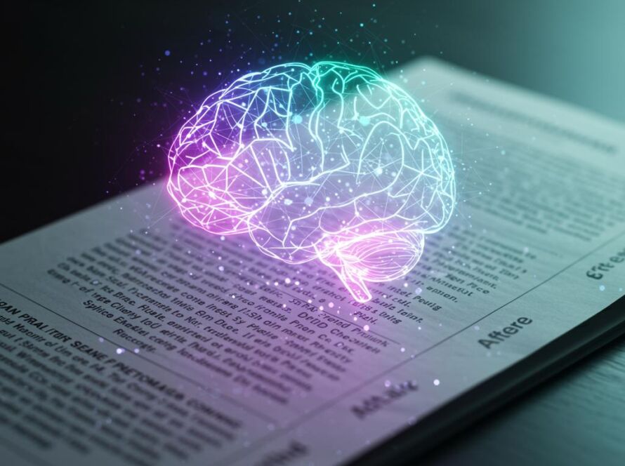 Create a featured image for a post about: AI Readability Score Improver