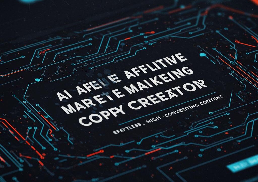 Create a featured image for a post about: AI Affiliate Marketing Copy Creator
