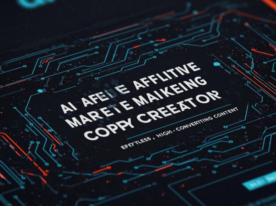 Create a featured image for a post about: AI Affiliate Marketing Copy Creator