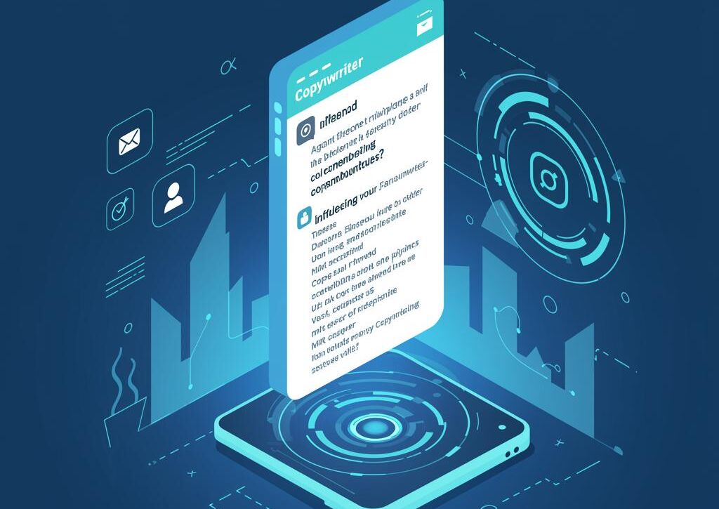 Create a featured image for a post about: AI Influencer Outreach Copywriter