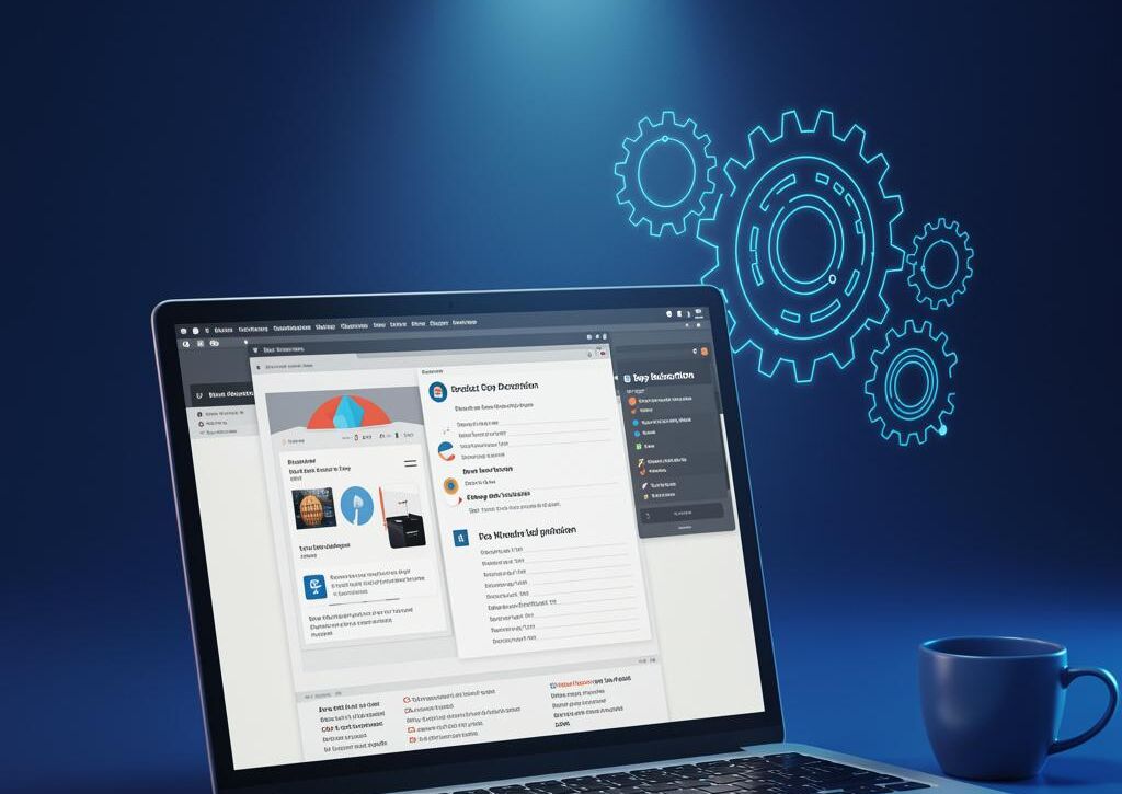 Create a featured image for a post about: AI Dropshipping Product Copy Generator