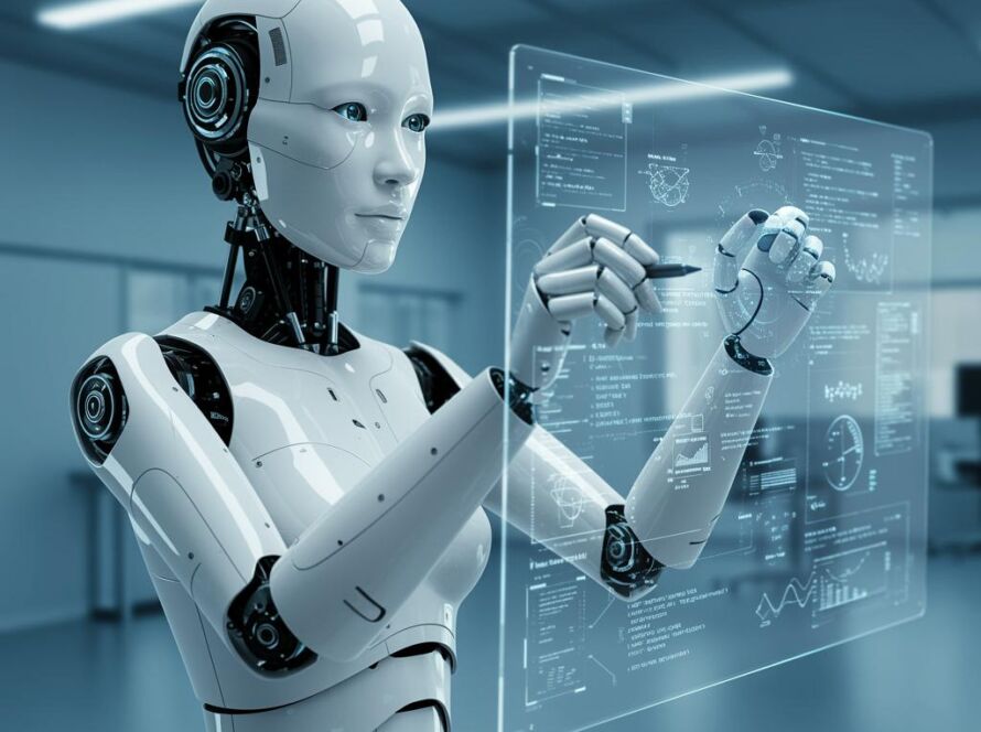 Create a featured image for a post about: AI Software Documentation Writer
