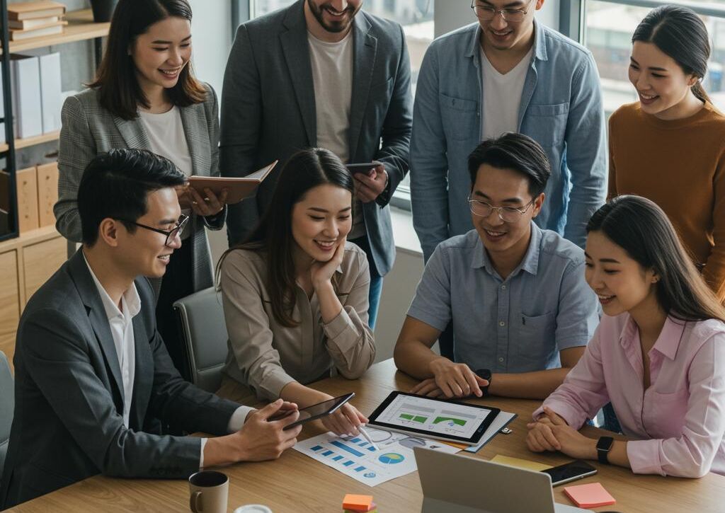 Create a featured image for a post about: Employee onboarding process