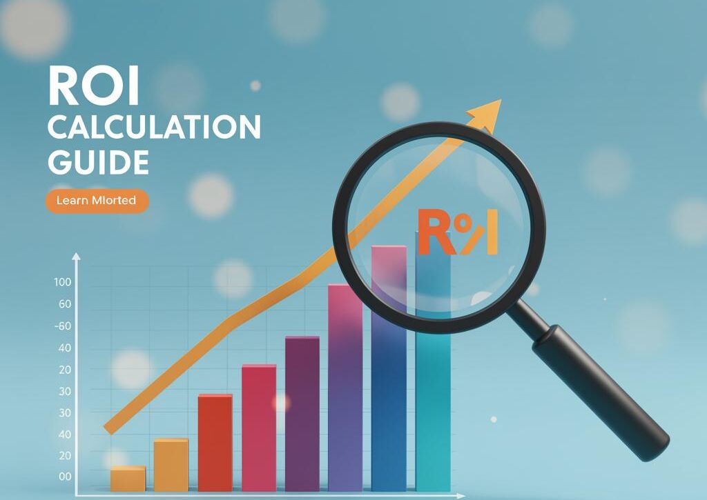 Create a featured image for a post about: ROI calculation guide