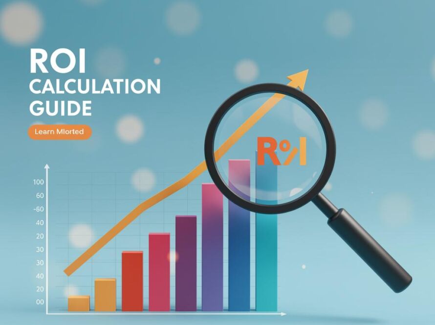Create a featured image for a post about: ROI calculation guide