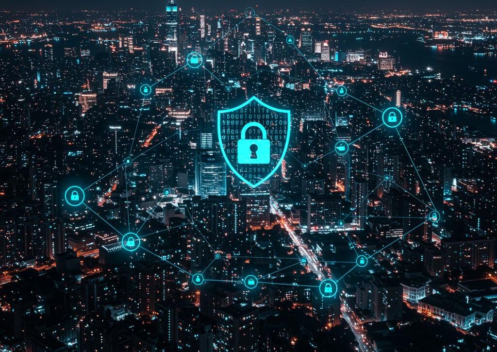 Create a featured image for a post about: Cybersecurity best practices