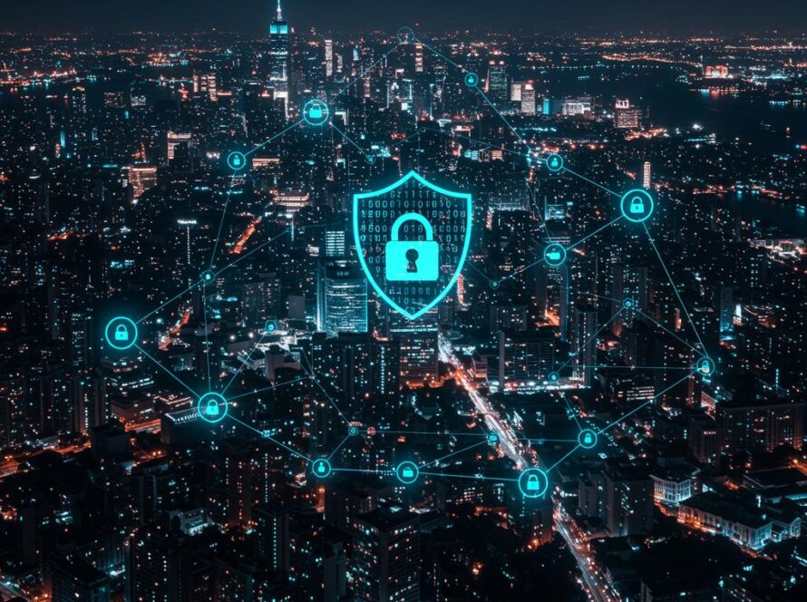 Create a featured image for a post about: Cybersecurity best practices