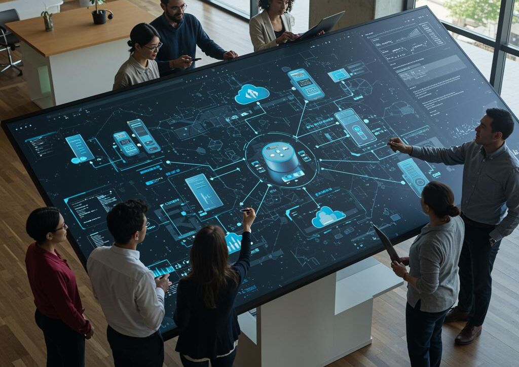 Create a featured image for a post about: IT infrastructure planning