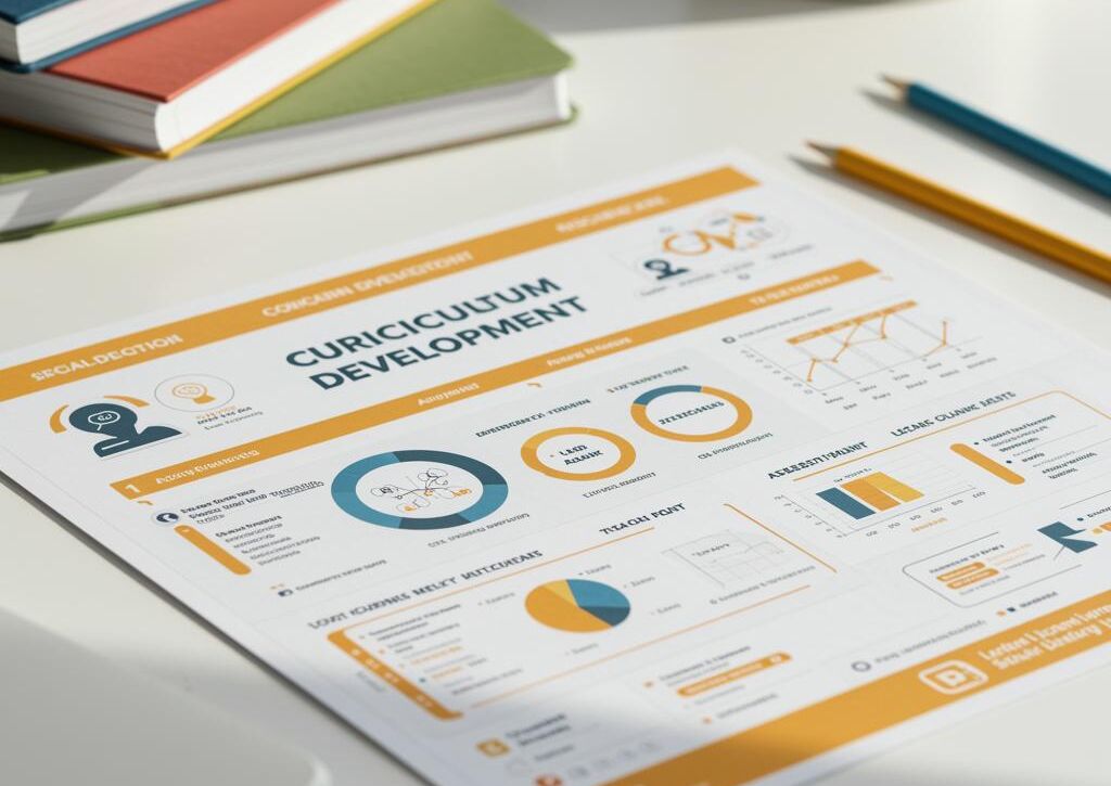 Create a featured image for a post about: Curriculum development guide