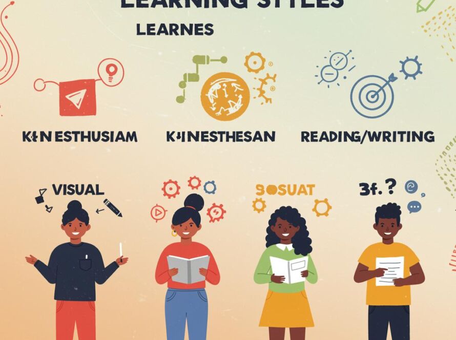Create a featured image for a post about: Learning styles explanation