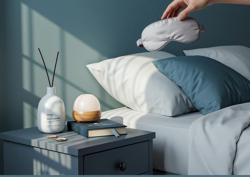 Create a featured image for a post about: Sleep hygiene checklist