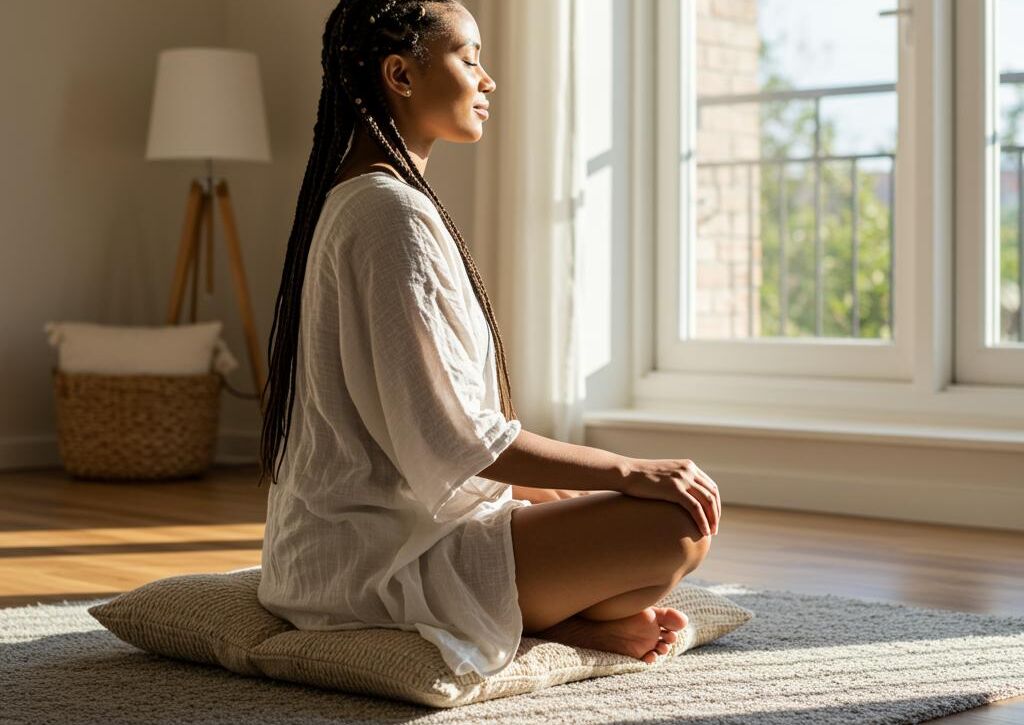 Create a featured image for a post about: Stress management techniques