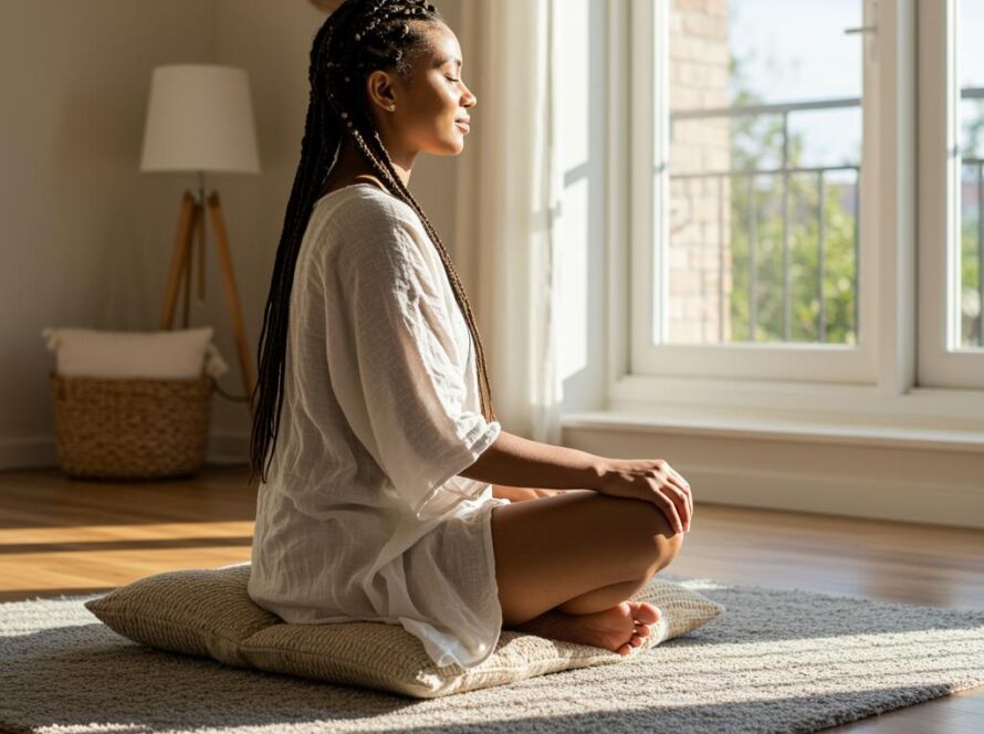 Create a featured image for a post about: Stress management techniques