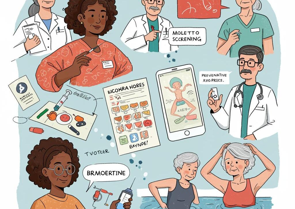 Create a featured image for a post about: Preventative health measures