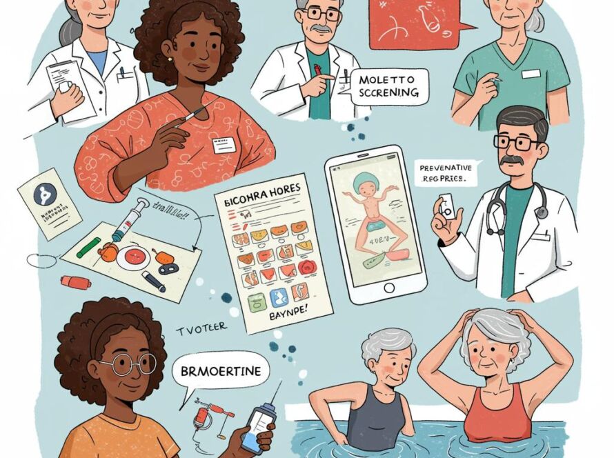 Create a featured image for a post about: Preventative health measures