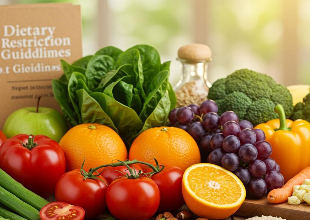 Create a featured image for a post about: Dietary restriction guidelines