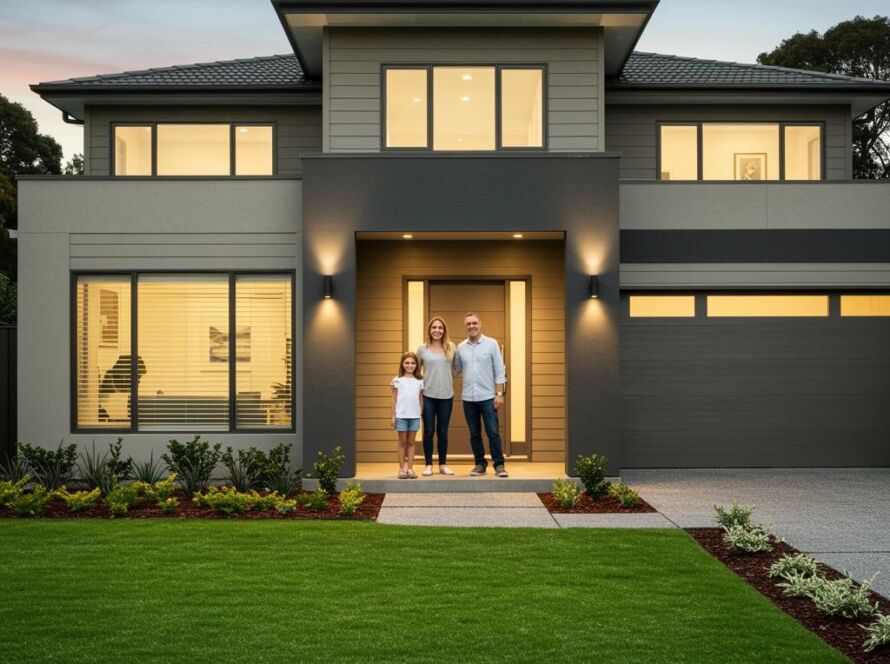 Create a featured image for a post about: Mortgage application guide