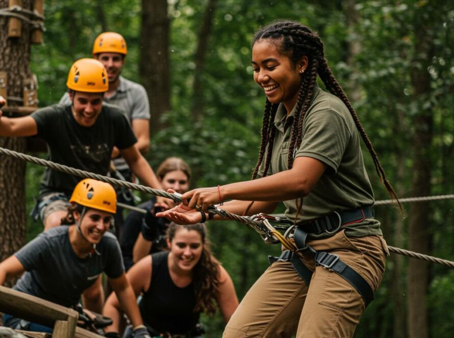 Create a featured image for a post about: Adventure activity guide