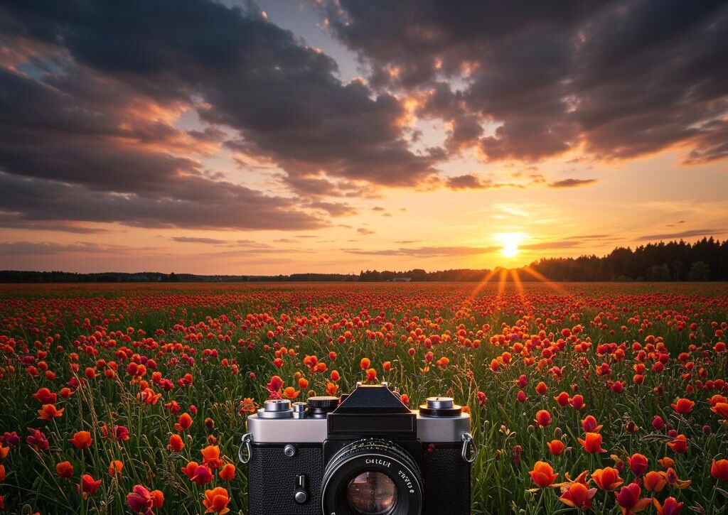 Create a featured image for a post about: Photography composition guide