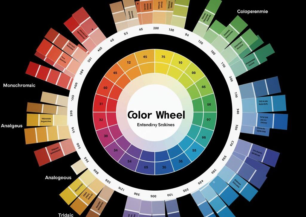 Create a featured image for a post about: Color theory guide