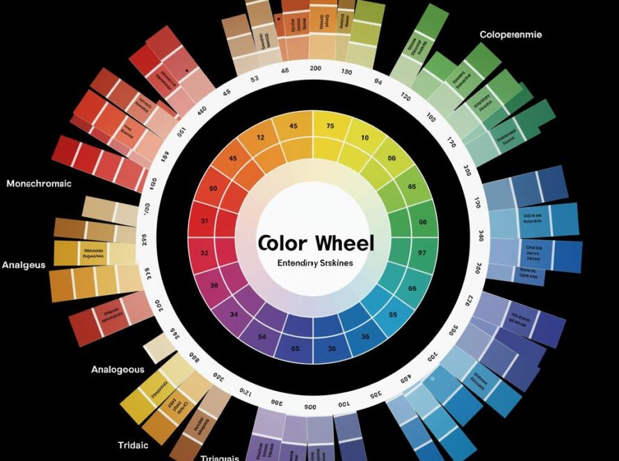 Create a featured image for a post about: Color theory guide
