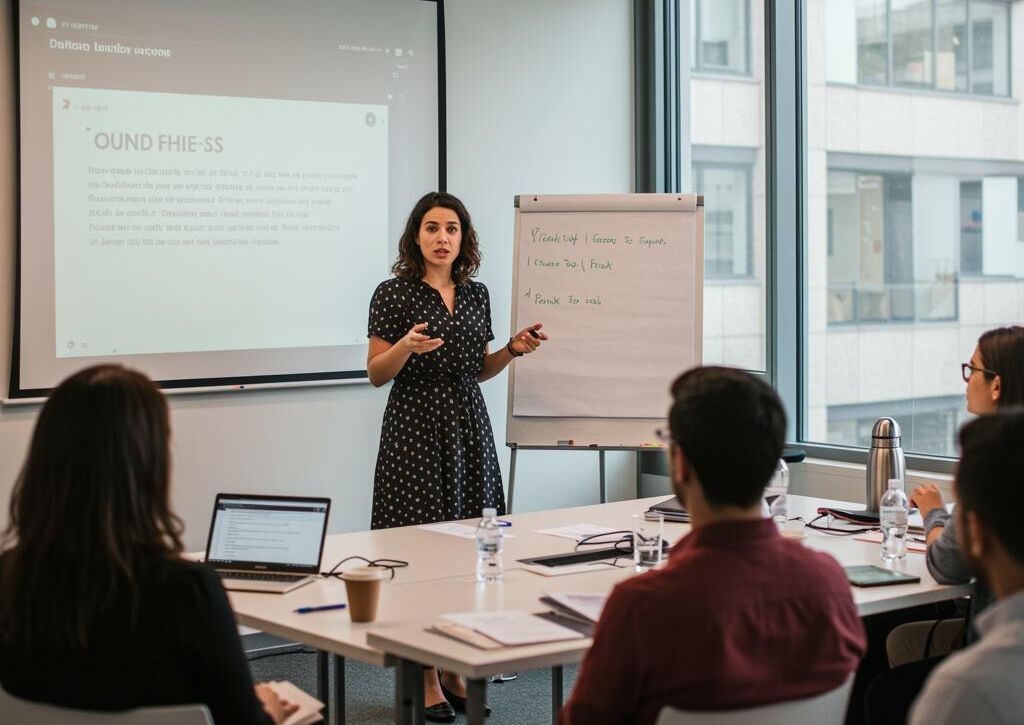 Create a featured image for a post about: Public speaking preparation