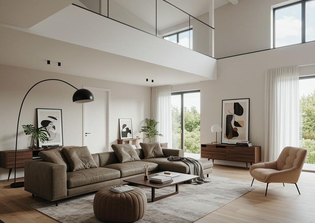 Create a featured image for a post about: Interior design style guide