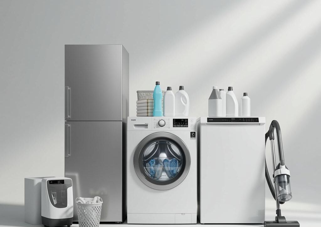 Create a featured image for a post about: Home appliance comparison