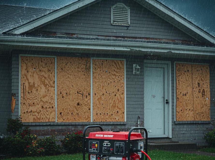 Create a featured image for a post about: Home emergency preparedness