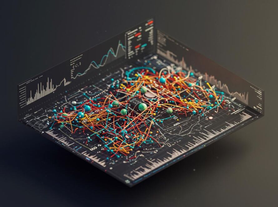 Create a featured image for a post about: Scientific data visualization