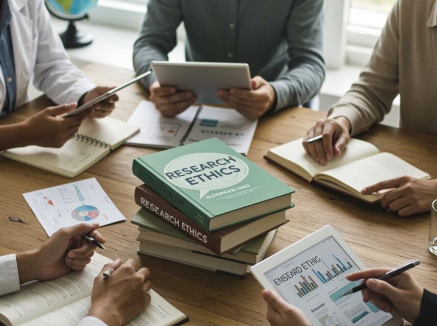 Create a featured image for a post about: Research ethics guidelines