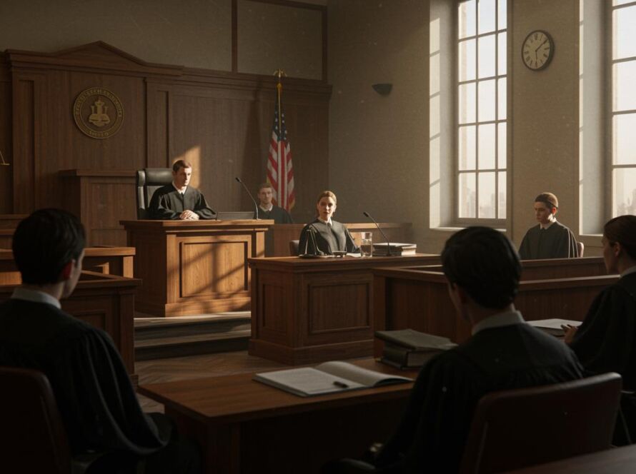 Create a featured image for a post about: Court procedure guide
