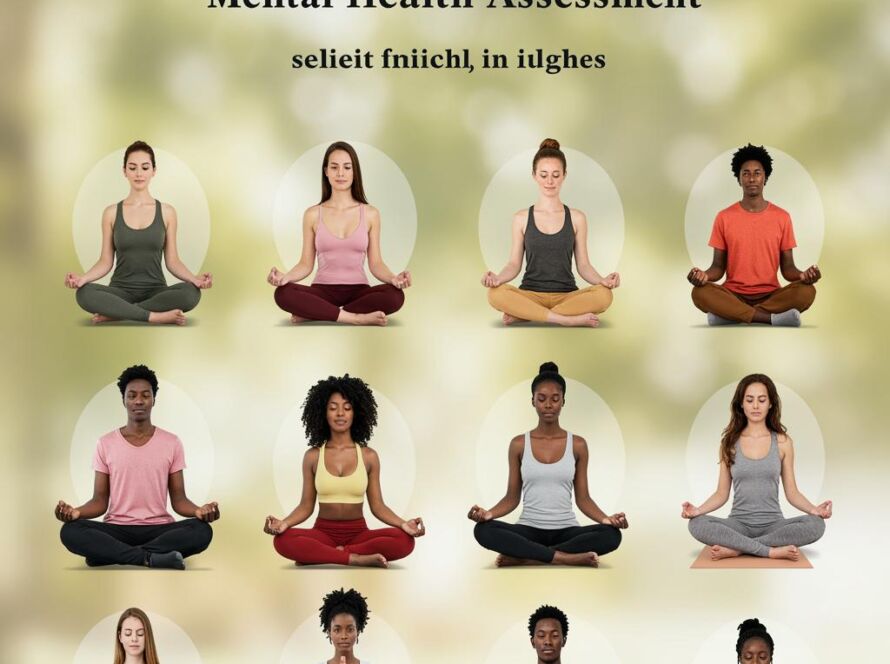 Create a featured image for a post about: Mental health assessment