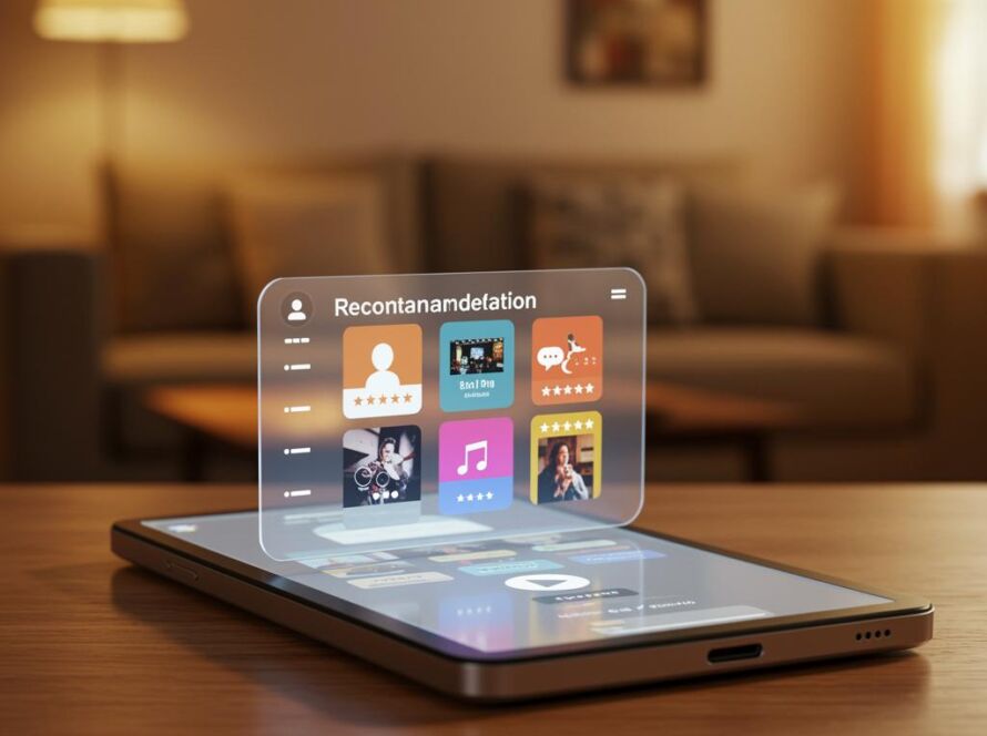 Create a featured image for a post about: Entertainment recommendation system