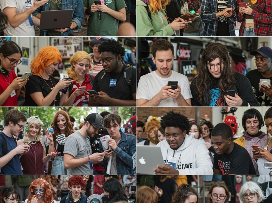 Create a featured image for a post about: Fan community building