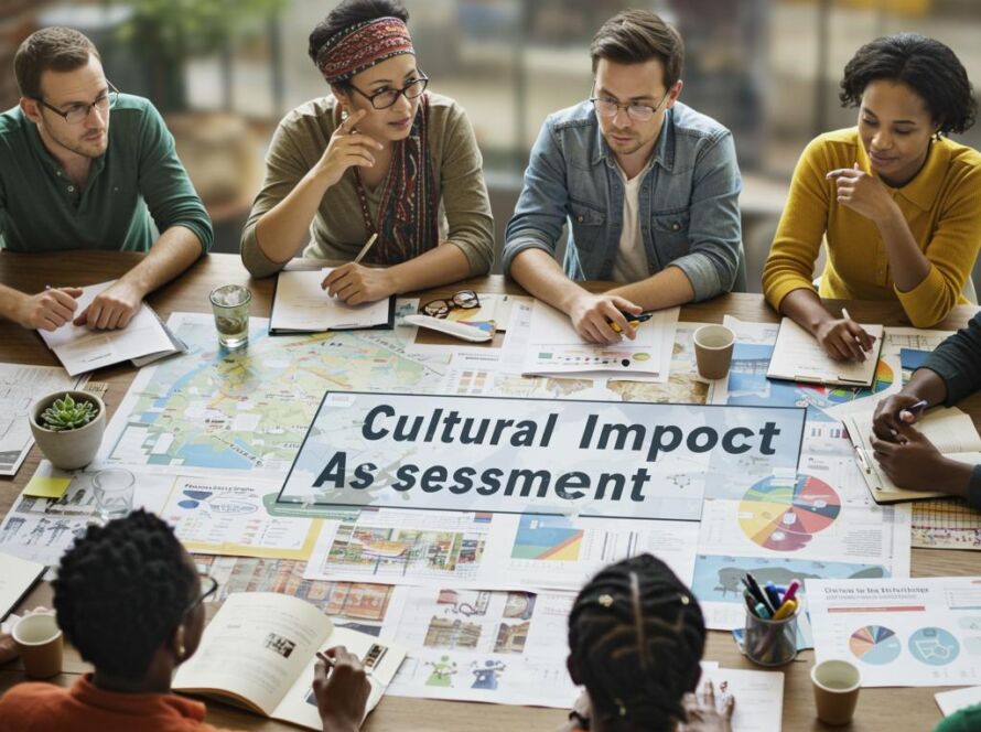 Create a featured image for a post about: Cultural impact assessment