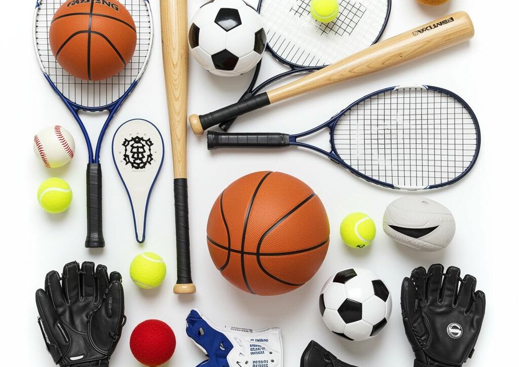 Create a featured image for a post about: Sports equipment comparison