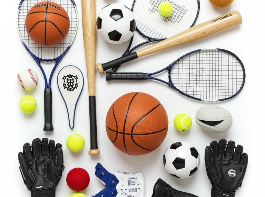 Create a featured image for a post about: Sports equipment comparison