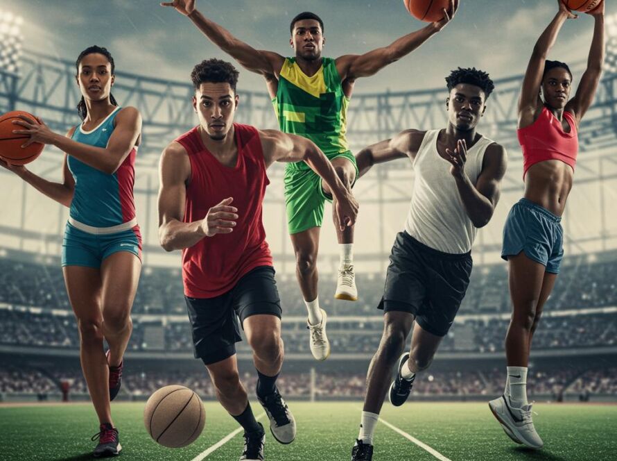 Create a featured image for a post about: Sports psychology applications