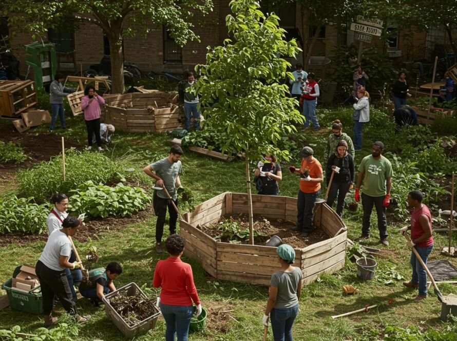Create a featured image for a post about: Sustainable practice implementation