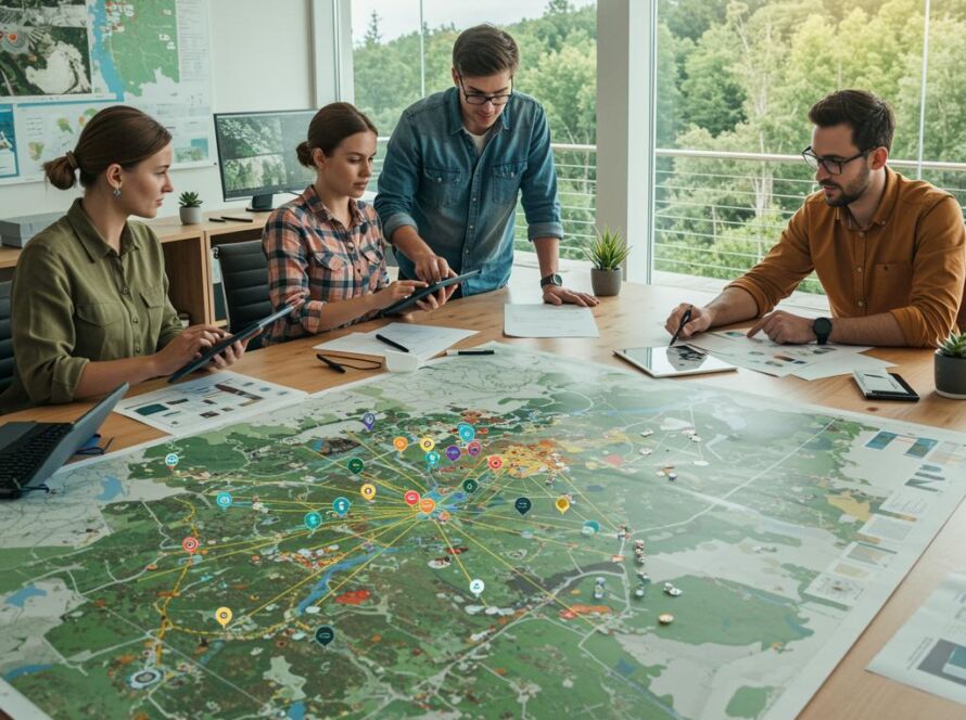Create a featured image for a post about: Conservation strategy development