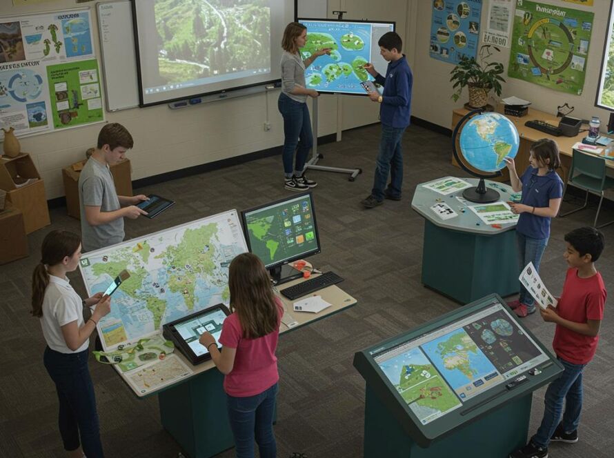 Create a featured image for a post about: Environmental education curriculum