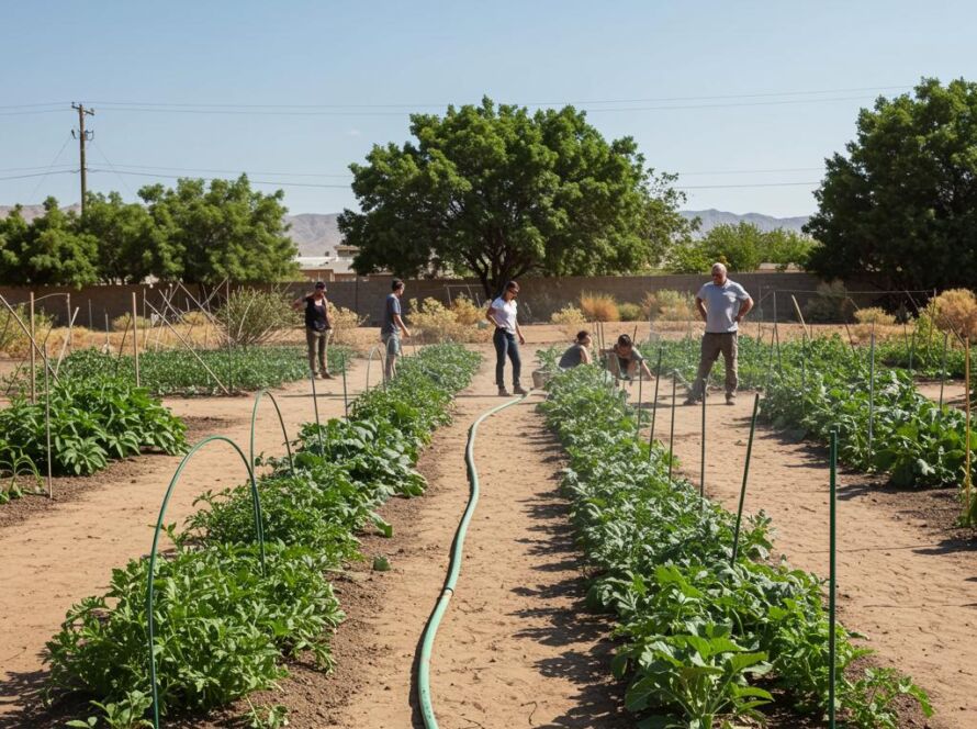 Create a featured image for a post about: Water conservation strategies