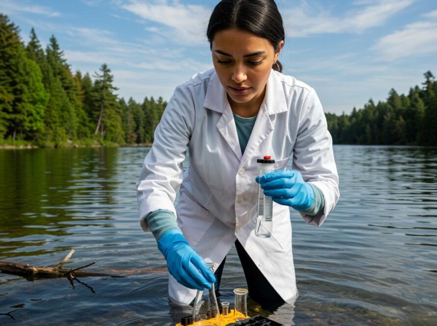 Create a featured image for a post about: Environmental monitoring protocol