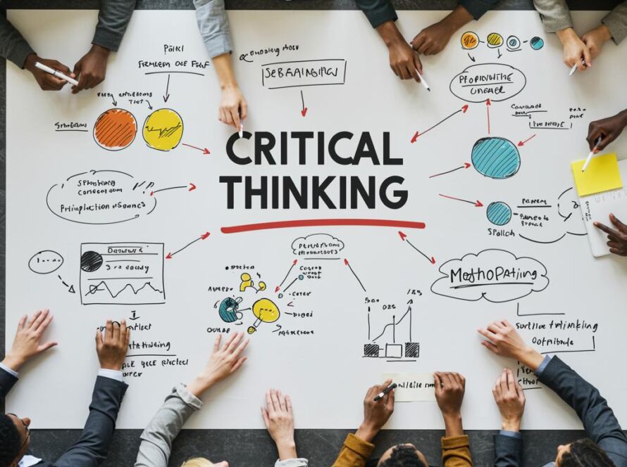 Create a featured image for a post about: Critical thinking methodology
