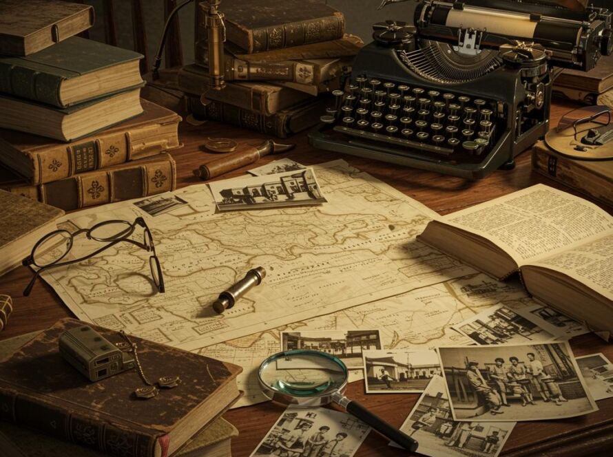 Create a featured image for a post about: Historical event analysis
