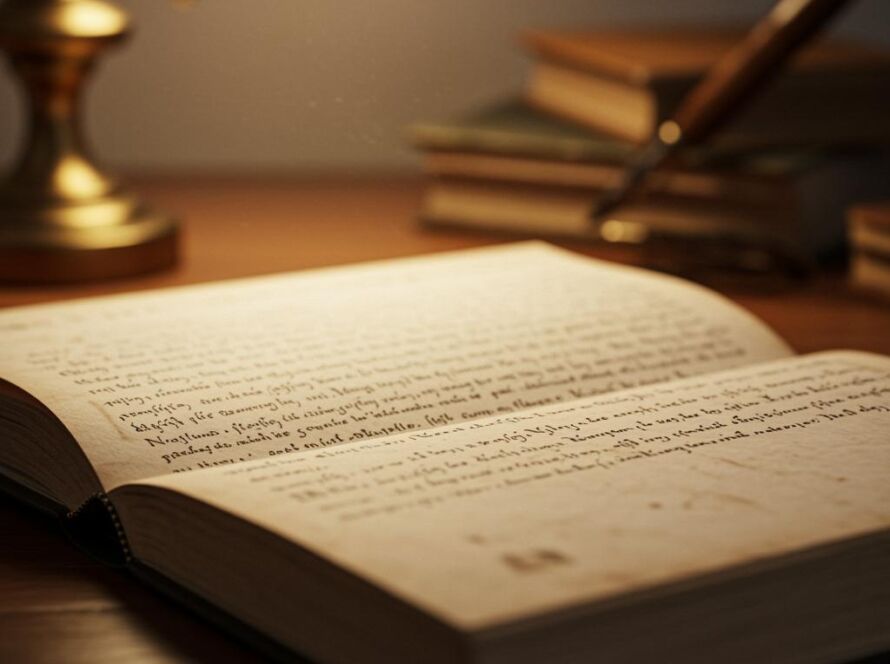 Create a featured image for a post about: Historical document analysis