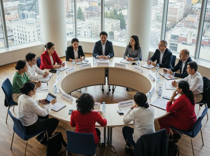 Create a featured image for a post about: Cultural diplomacy strategies