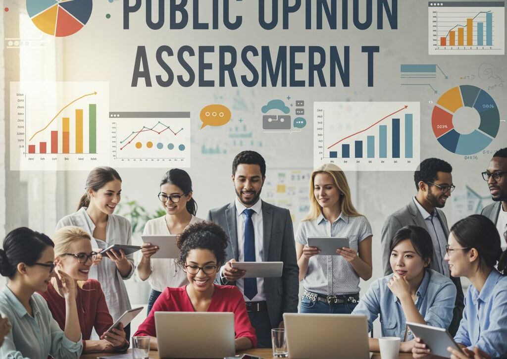 Create a featured image for a post about: Public opinion assessment
